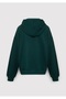 M1S20141 Women's Sweatshirt with Jeans Logo Print, Green. - 7