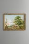 Shepherd's Landscape - Vintage Patterned Painting - Slim Model