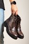 Genuine Leather, Fur-Lined, Zippered, Water-Resistant Men's Leather Boots. - 2