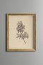 Wildflower Bouquet - Vintage Patterned Painting - Slim Frame