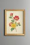 Wild Rose Branch - Vintage Patterned Painting - Slim Model