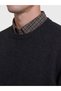 Peak New Season Anthracite Shirt-Neck Men's Knit Sweater - 3
