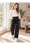 Girls' Comfortable, Loose-Fit Denim Jeans with a Butterfly Print. - 4