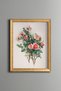 Roses - Vintage Patterned Painting - Fine Model