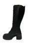 Stylish Boots with a Black Zippered Front and Comfortable Drawstring Closure. - 3