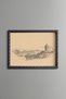 Istanbul Panorama - Vintage Patterned Painting - Slim Model
