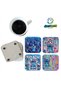 Stitch Decorative Wooden Coaster Set 0182