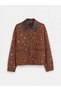 From Uzg Store: a Leather Shirt with a Roba Collar and Sequin Embellishments – a Stylish Women’S Jacket. - 5