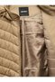 Quilted Padded Jacket with Zippered Hood and Pockets - 8