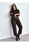 Peak New Season Brown Plus Size Belted Culotte Jeans