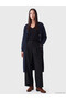Peak New Season Navy Blue V-Neck Women's Knitwear Cardigan - 2