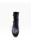 Women's Thick Heeled Buckle Boots - 2