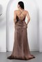 Strapless collar rope strap gown evening dress drp7011 - 7