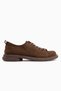 Estella Coffee Suede Lace-Up Casual Women's Shoes - 2
