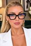Sanda Blue Block Blue Light Blocking Optical Frames, Suitable for All Face Types, Black Frame. - 2