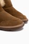 Lorrie Genuine Leather Mink Suede Fur-Lined Women's Ankle Boots. - 4