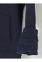 Peak New Season Navy Blue Hooded Men's Zippered Sweatshirt - 8