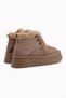 Carrie Vizon Suede Fur-Lined Lace-Up Chunky Sole Women's Boots - 6
