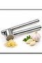 Stainless Steel Garlic Press – Ergonomic Garlic Crusher – 17 X 7 cm