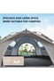Quicksand Gold Tent 2-4 Person Camping Tent with Carrying Bag - Lightweight Outdoor Tent for Backpacking, Hiking, or Beach Use,Weatherproof Tent for Camping, Festivals, Backyard, Sleepovers (brown) - 8