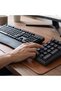 لوحات أرقام لاسلكية، لوحة مفاتيح رقمية ميكانيكية لاسلكية بتقنية البلوتوث، بإضاءة خلفية RGB، تصميم صامت، لـ - 6