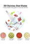 Electric Food Processor with Stainless Steel Bowl, 600W Powerful Motor, 3.8L Large Capacity, Meat Grinder and Vegetable Chopper, Multi-Function Kitchen Appliance - 7