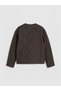 Peak New Season Brown Bicycle Collar Quilted Women's Puffer Jacket. - 7