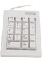 Numeric Keypad, 17 Keys Noiseless Portable Number Pad Mechanical Black Axis Numeric Keypad with High - 7