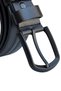 Black Genuine Leather with a Striped Pattern, 4 Cm. Wide Sports Belt // Xd-400-42-St - 5