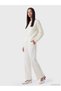 Peak New Season White Stone-Embellished Oversized Women's Knit Sweater. - 2