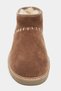 Mary Desert Dark Beige Genuine Suede Leather Flat Sole Women's Short Boots with Plush Lining - 5