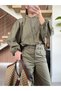 Waist-Cinched Crop Bluze Design Set - 5