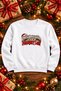 Most Likely To... Printed Crew Neck Christmas-Themed Funny Sweatshirt.