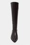 Tetra Coffee Mat Pointed-Toe Women's Low-Heeled Boot - 6