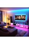شريط إضاءة LED RGB بطول 196 بوصة، مع زر تحكم، مناسب لتزيين غرف النوم أو شاشات التلفزيون. - 7