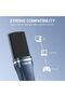 ميكروفون USB، ميكروفون مكثف كارديويد للكمبيوتر الشخصي مع حامل ثلاثي القوائم، فلتر صوتي، وحامل مضاد للاهتزاز. - 5