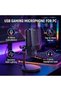ميكروفون مكثف USB مع إضاءة RGB لألعاب الكمبيوتر - 2