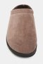 Alos Bay Beige Suede Leather Flat Sole Women's Fur-Lined Slippers - 4