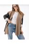 Square Patchwork Knit Shoulder Scarf, Patchwork Scarf, Sporty Unisex Boho Shawl Scarf. - 2