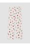Peak New Season Ecru Shirt Collar Patterned Women's Pajama Set - 3