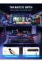 موزع HDMI، مفتاح HDMI، 5 مداخل و1 مخرج، مفتاح HDMI يدعم دقة 4K مع جهاز تحكم عن بعد (بطارية). - 4