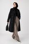 Women's Long Trench Coat with Belt and Button Closure, Waterproof and Windproof Outerwear.