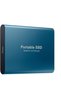 قرص تخزين SSD محمول بسعة 4 تيرابايت، مزود بمنفذ USB 3.1 من النوع C، وذاكرة فلاش محمولة، وقرص SSD خارجي.