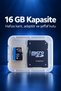 16 Gb Microsd Memory Card Adapter and Transparent Case -