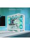 علبة كمبيوتر MCVPRO ATX مع 5 مراوح ARGB بتصميم بانورامي - 2