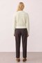 Women's Beige Cross-Neck Button-Detailed Knit Sweater & Cardigan - 4