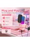 ميكروفون USB للألعاب، ميكروفون مكثف ديناميكي للبودكاست والبث المباشر، مع خاصية كتم الصوت السريع، للاستخدام المكتبي - 4