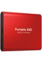 قرص تخزين SSD محمول من نوع HSSZn، مزود بمنفذ USB 3.1 من النوع C، بسعة 4 تيرابايت، قرص صلب SSD محمول، قرص SSD خارجي.