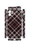 iPhone 12 Vorian Mika Camera Protective Case, Powder Black Plaid. - 2