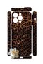 iPhone 13 Pro Vorian Camera Protective Case, Dark Leopard Flower Design. - 2